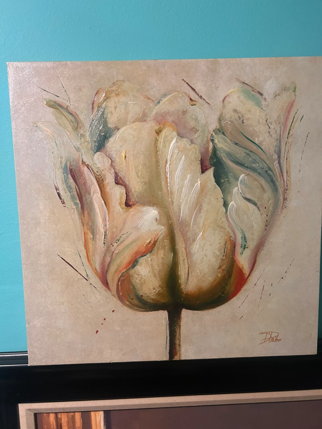 D. Pinto Tulip Canvas Wall Art