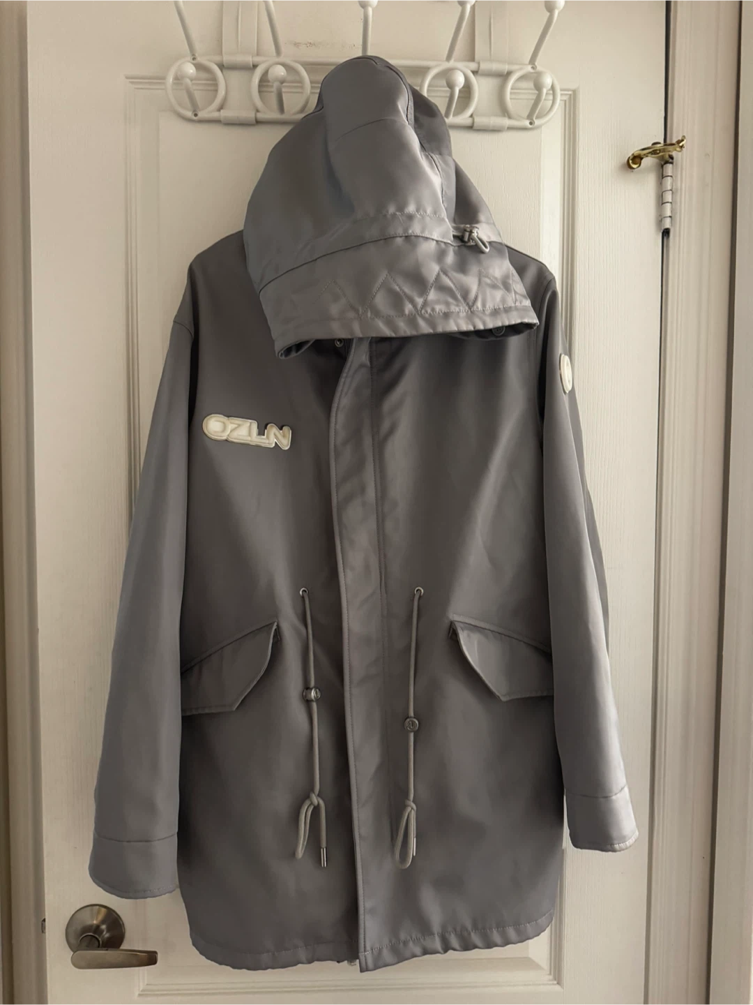 OZLANA Grey Parka Jacket