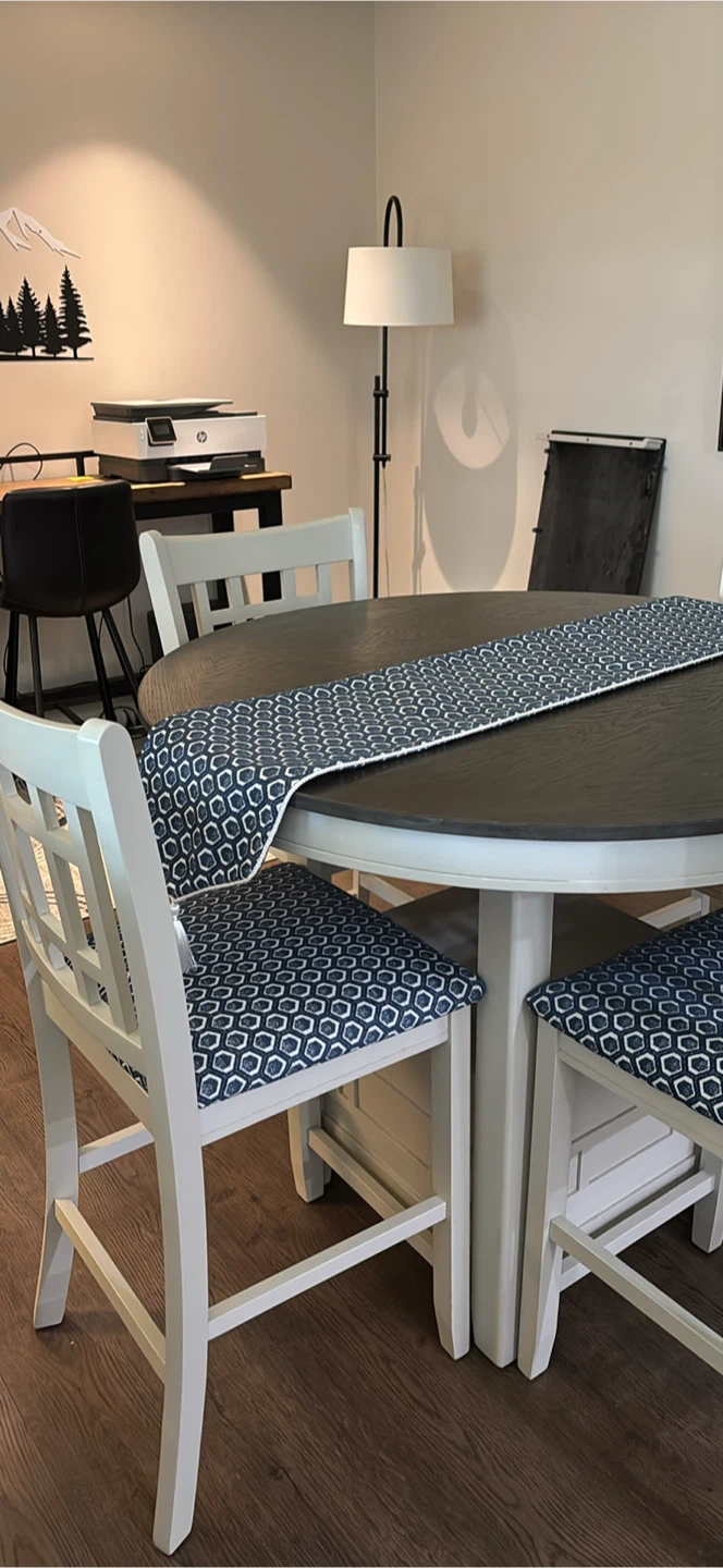 42 inch bar height table with 18 inch leaf - photo 2