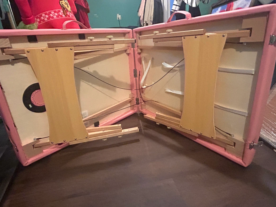Pink Portable Massage Table - photo 3