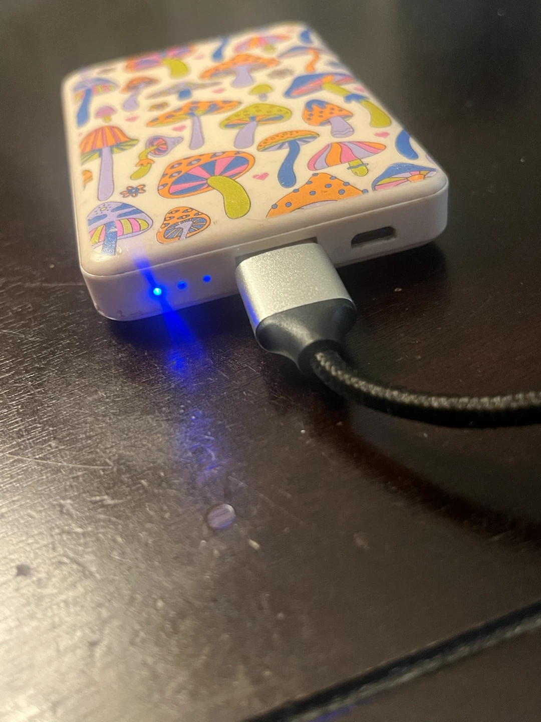 Mushroom Pattern Portable Power Bank 5000mAh - photo 3