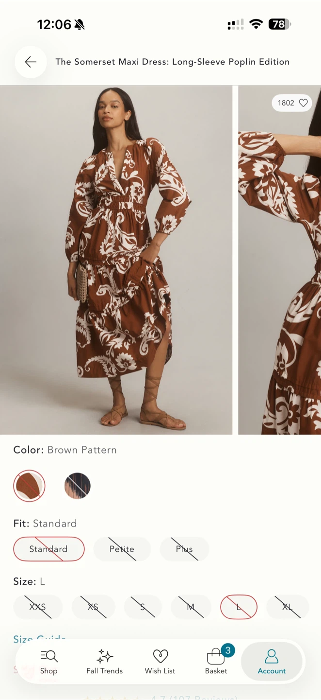 Anthropologie Somerset Long-Sleeve Maxi Dress - photo 3