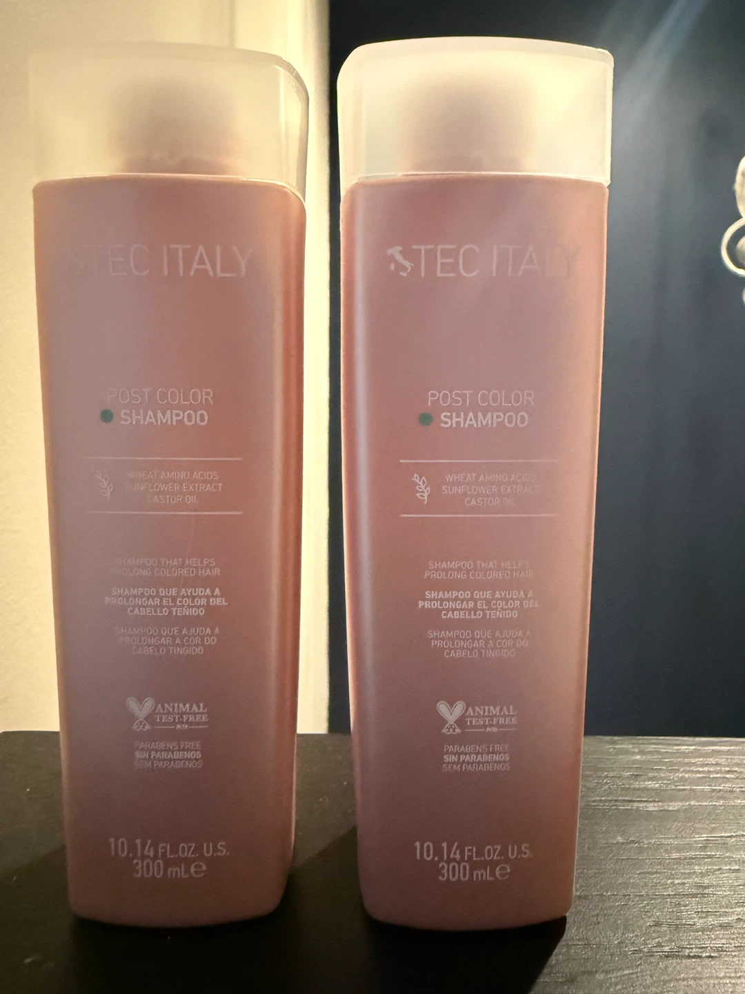 TEC Italy Post Color Shampoo Bottles