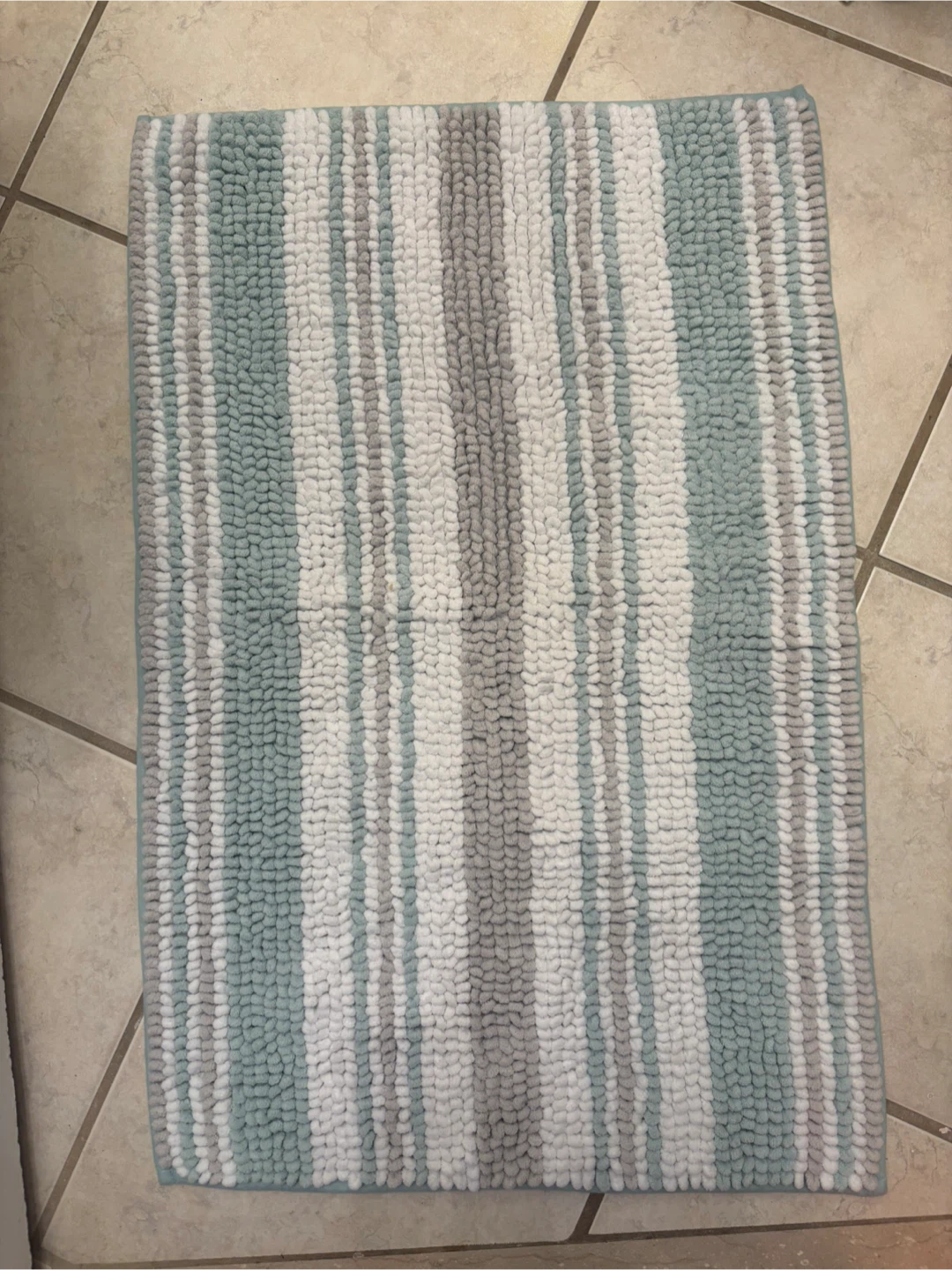Striped Bath Mat