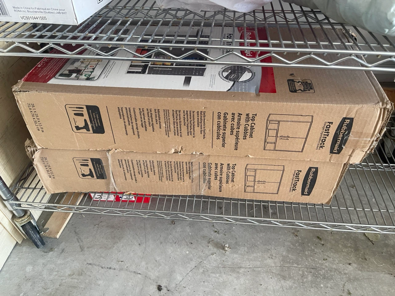Rubbermaid FastTrack Top Cabinet with Cubbies - photo 3