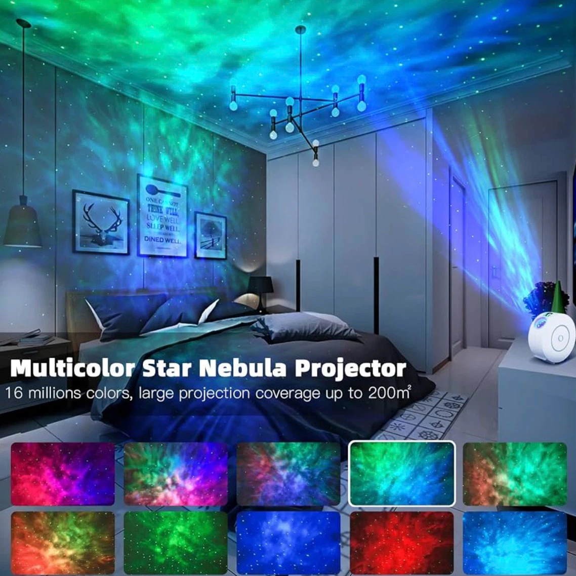 Smart Multicolor Galaxy Star Nebula Projector - photo 2