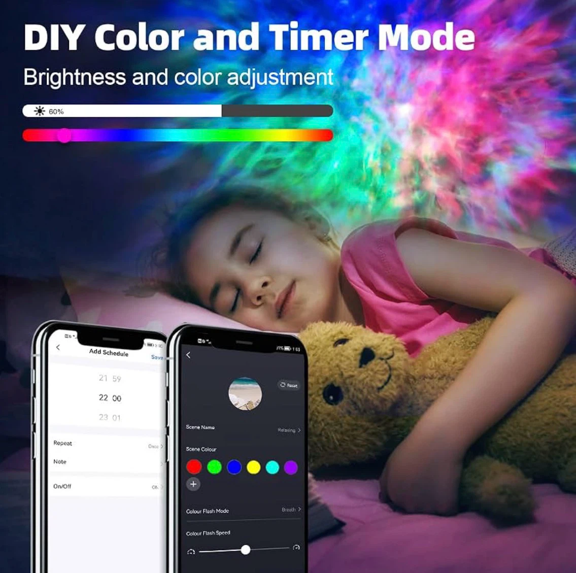 Smart Multicolor Galaxy Star Nebula Projector - photo 5