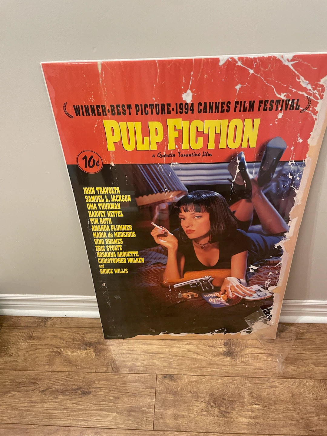 New Pulp Fiction Movie Poster Wall Art 🏈
