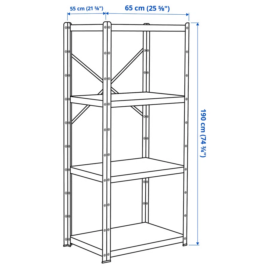 IKEA BROR SHELVING UNIT - photo 2