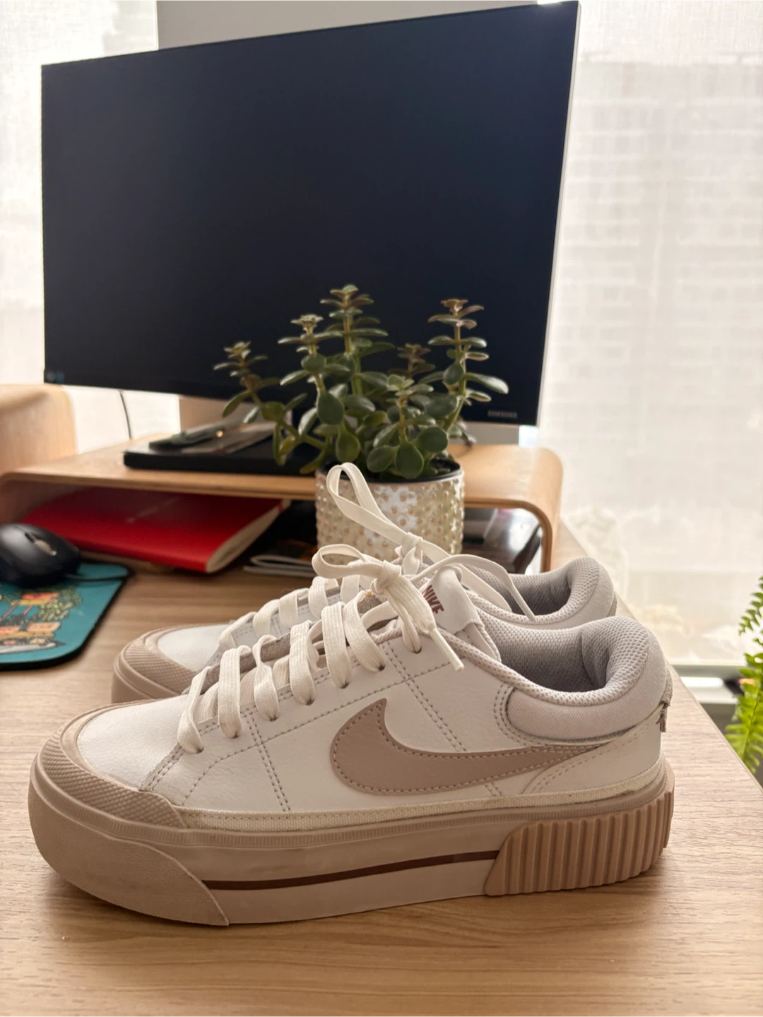 Nike Court Vision Platform Sneakers - photo 3