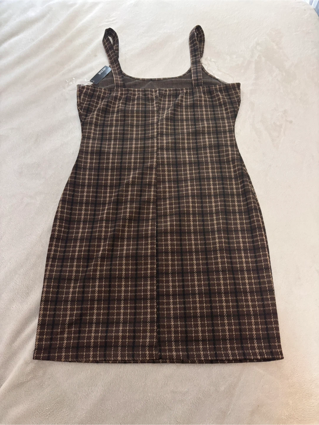 Ardene Plaid Dress Brown XL 🏈 - photo 2