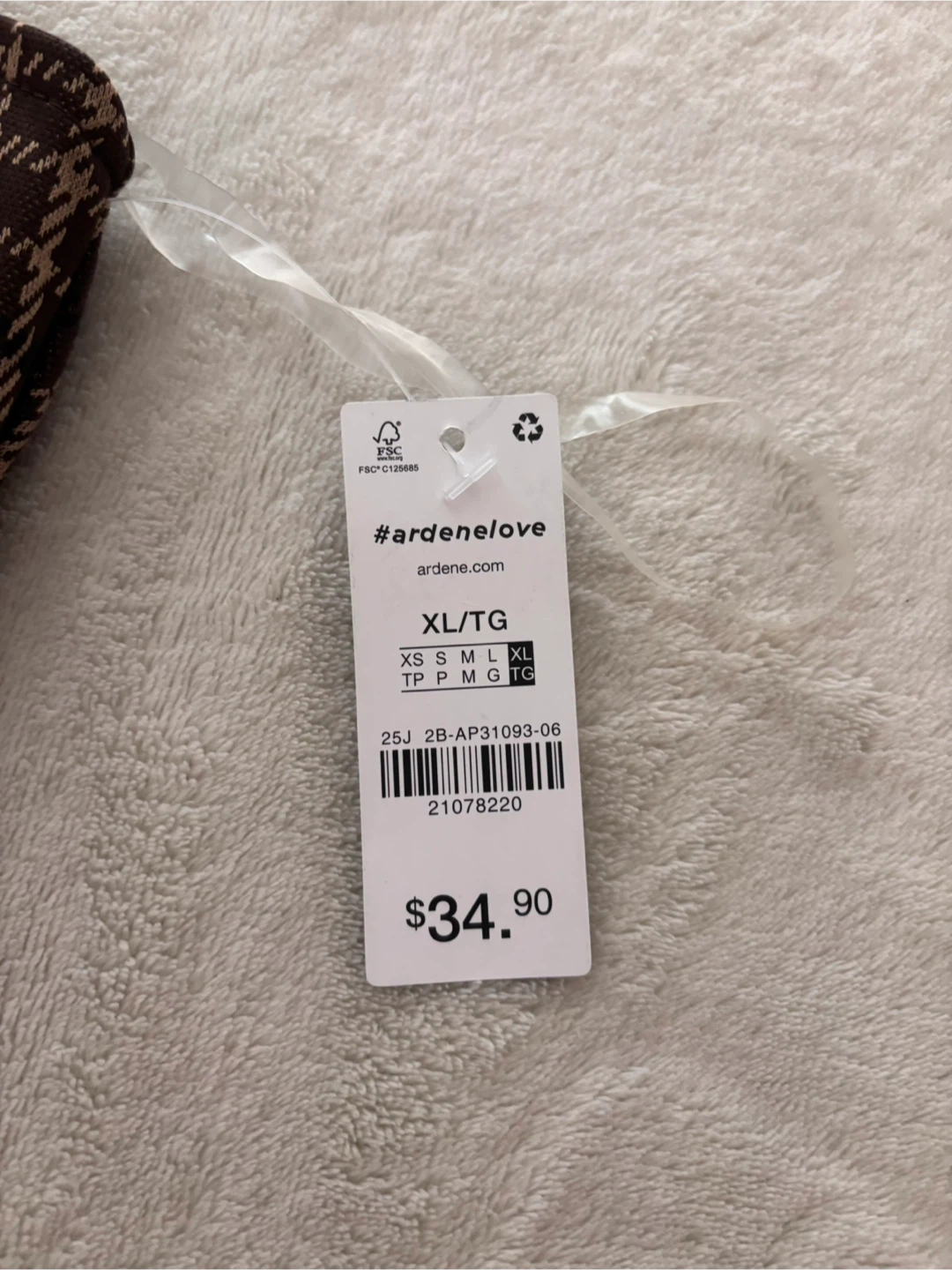 Ardene Plaid Dress Brown XL 🏈 - photo 3