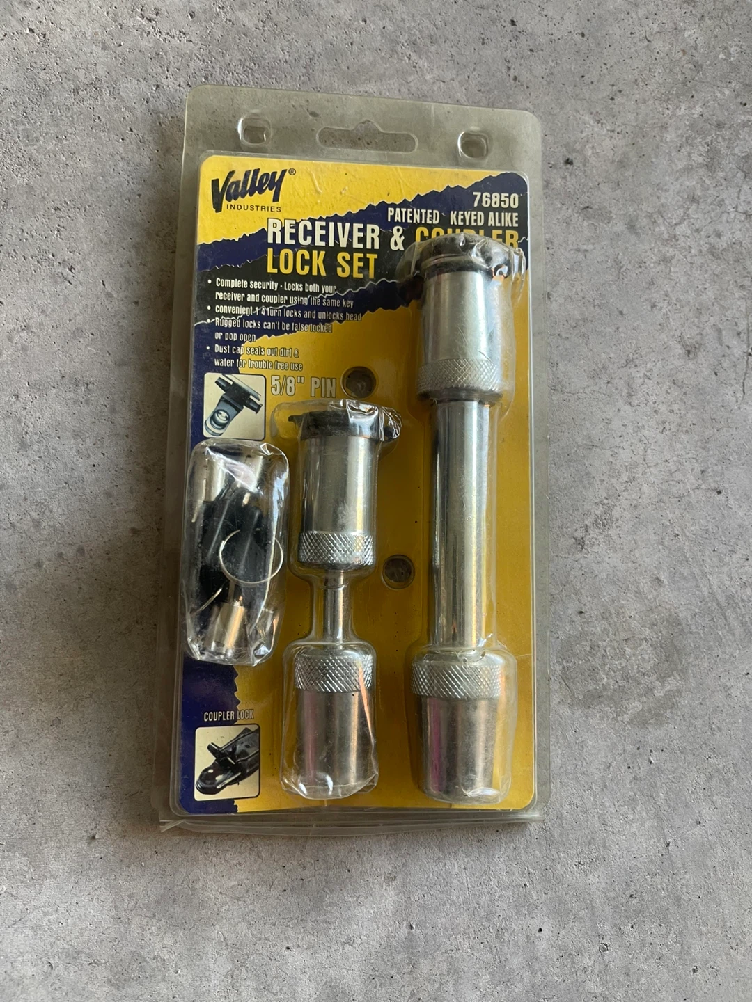 Valley Industries Receiver and Coupler Lock Set 76850