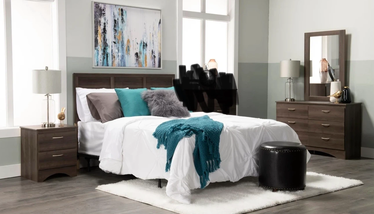 New Bedroom Set + Mattress/Box- The Brick [Aida]