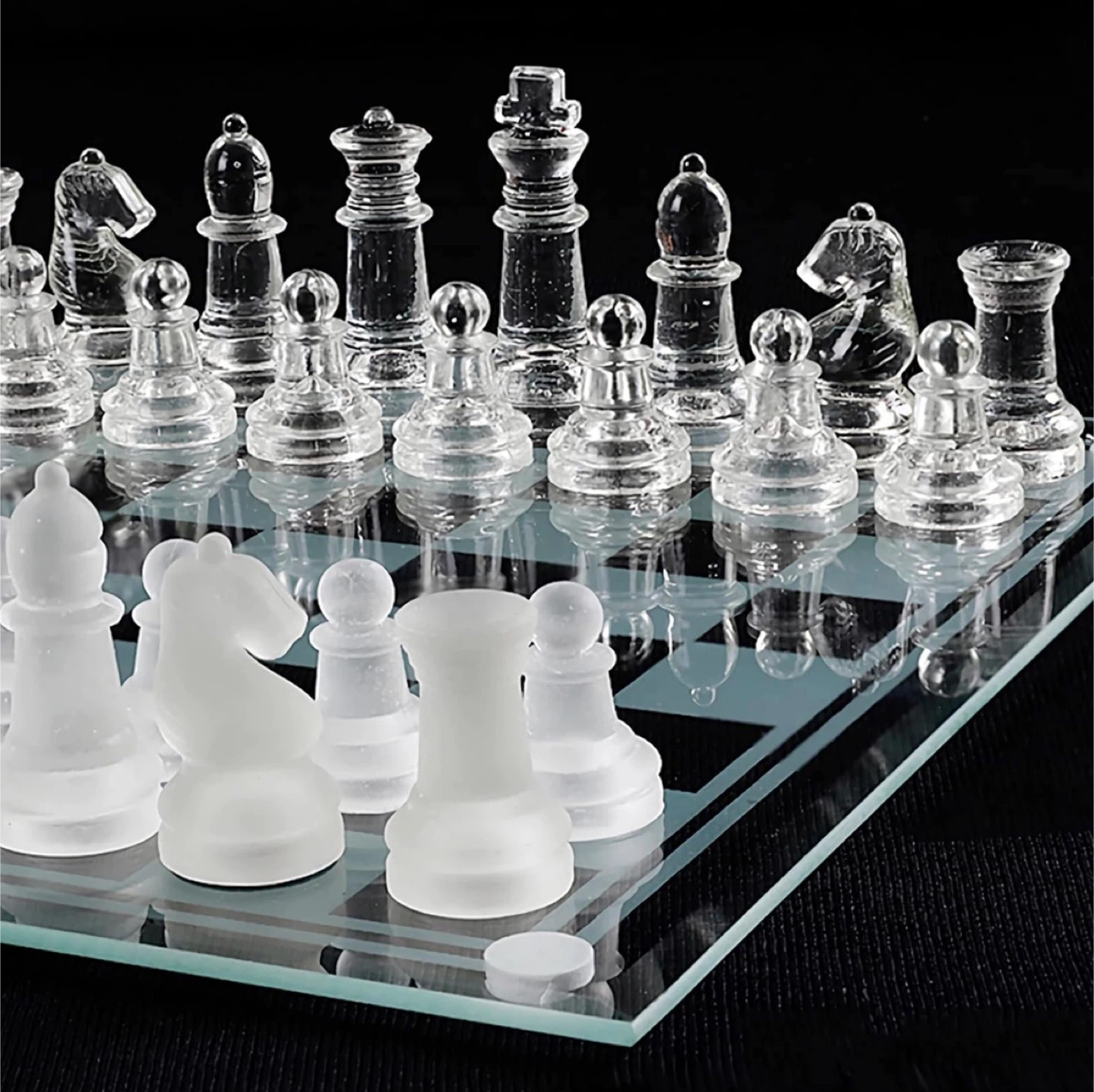 Elegant & luxury Glass Chess Set - photo 2