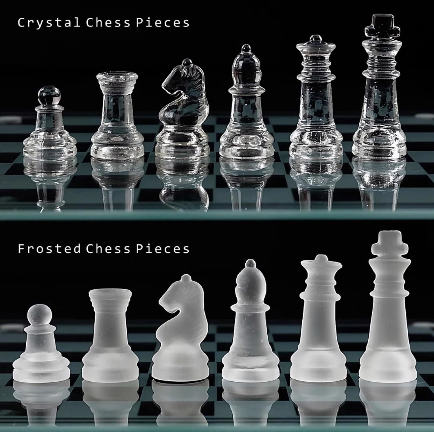Elegant & luxury Glass Chess Set - photo 3