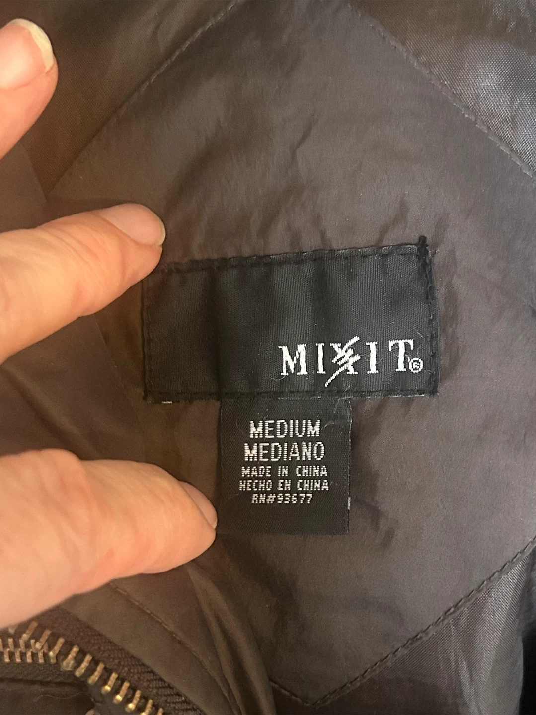 Vintage Y2K Mixit Brown Puffer Jacket with Faux-Fur Hood - photo 3