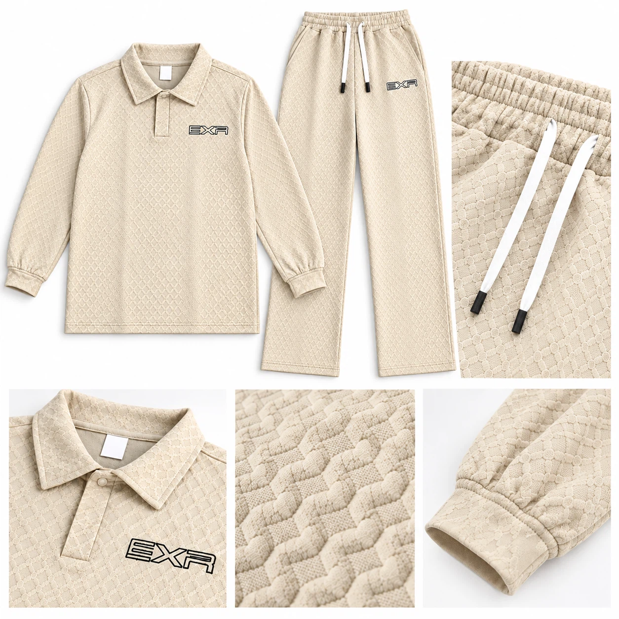 Premium Textured EXR Polo & two pieces Set - photo 2