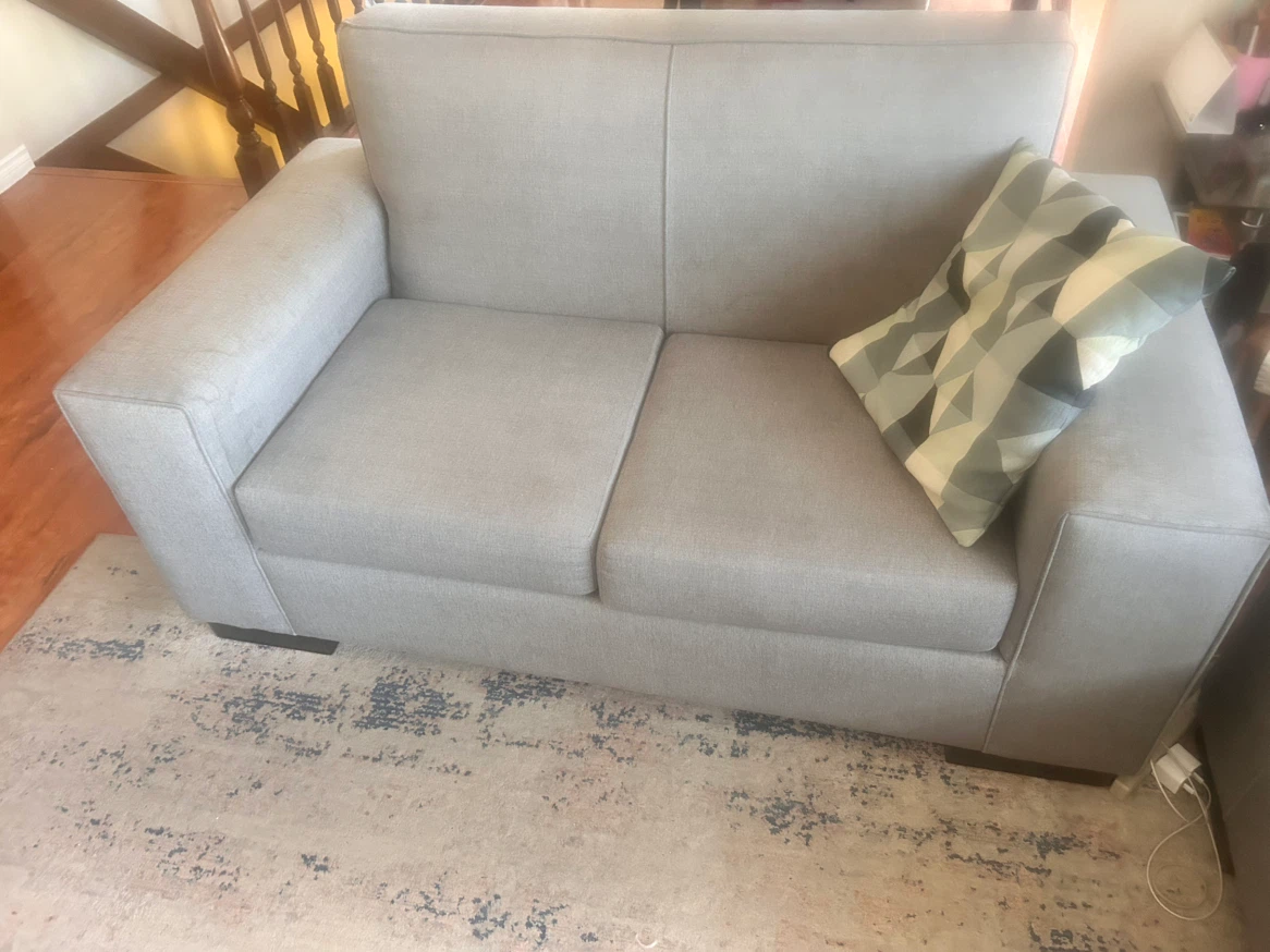 Light Grey Fabric Sofa 5 pcs - photo 2