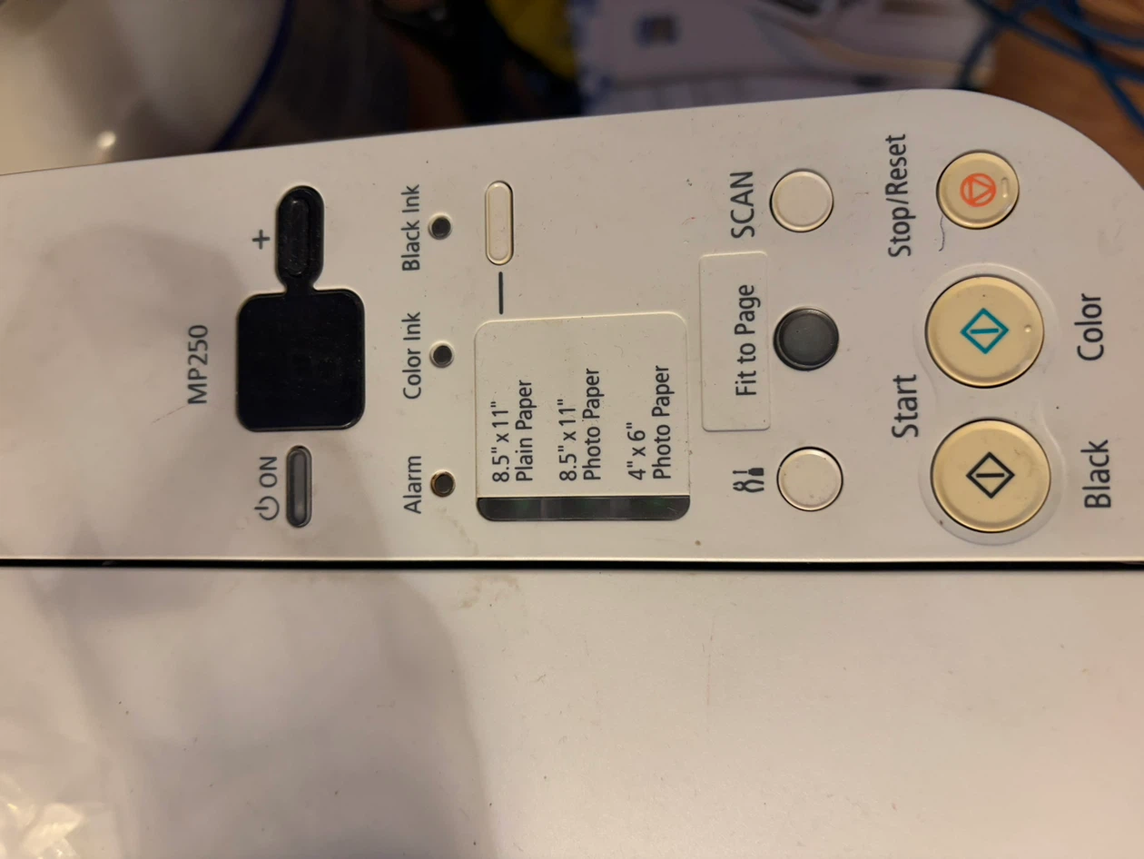 Canon pixma MP250 - photo 3