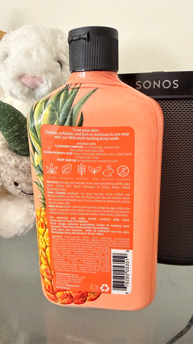 🏈 Hempz Sweet Pineapple & Honey Melon Body Wash - photo 2