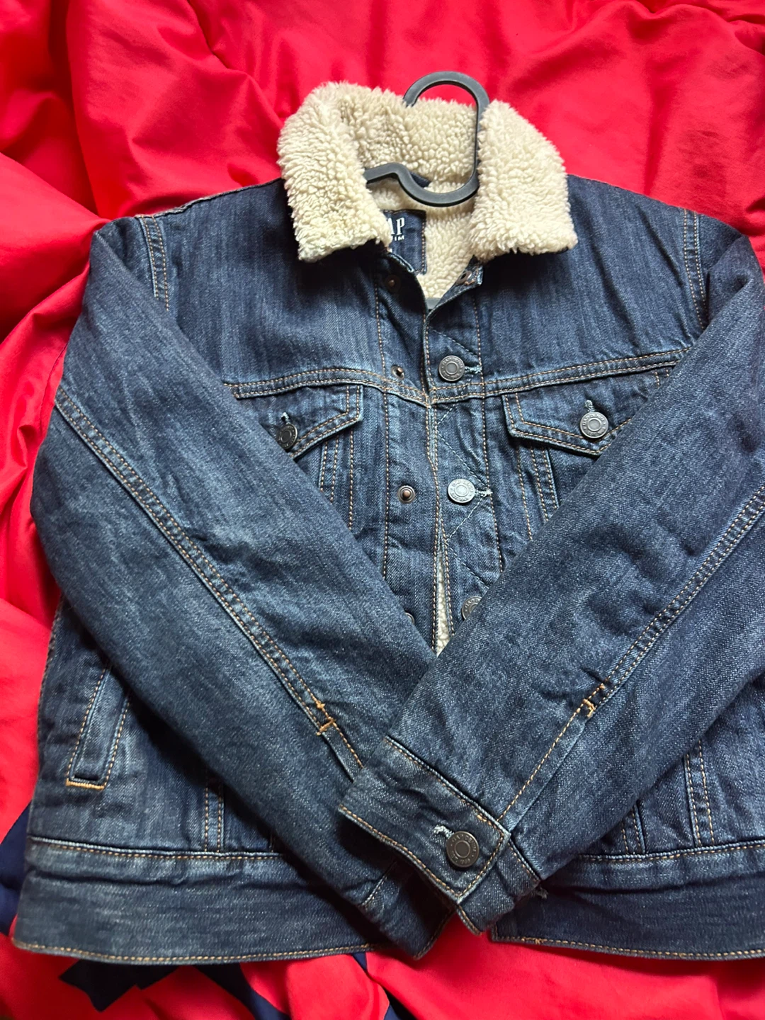 Gap Denim Sherpa Lined Jacket