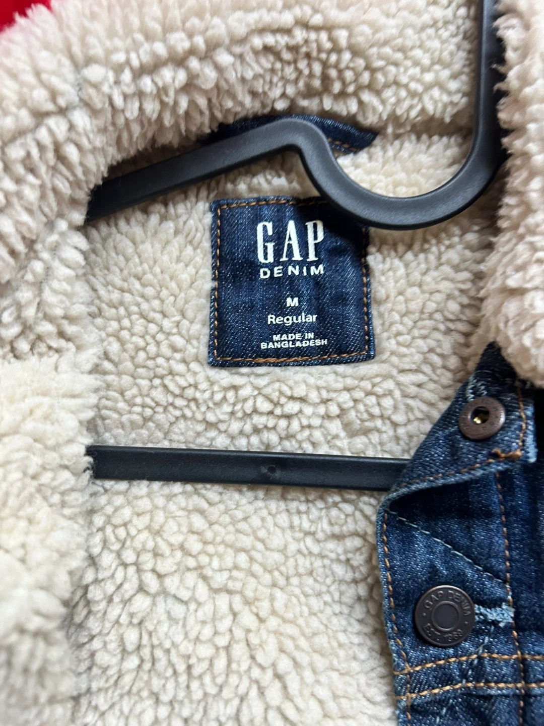 Gap Denim Sherpa Lined Jacket - photo 2