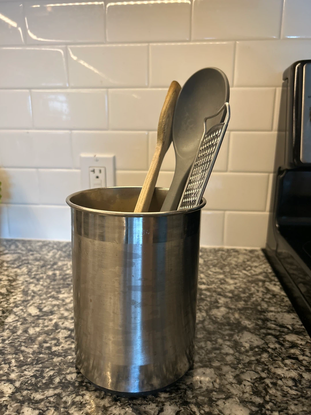 Stainless Steel Kitchen Utensil Holder - photo 2