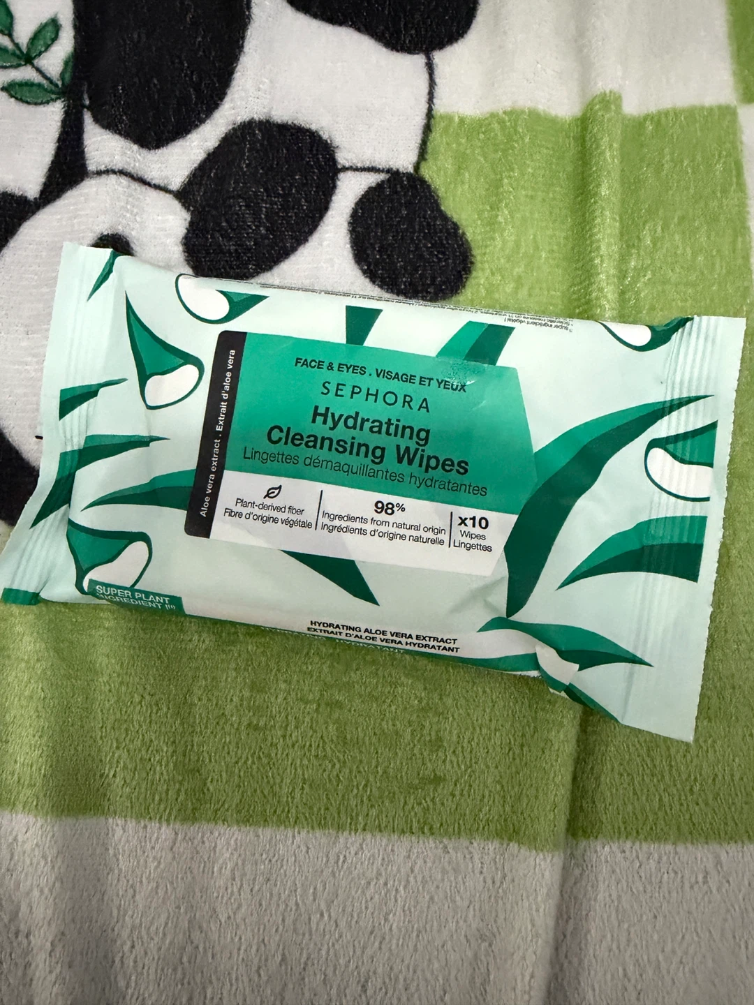 Sephora Hydrating Wipe 🏈