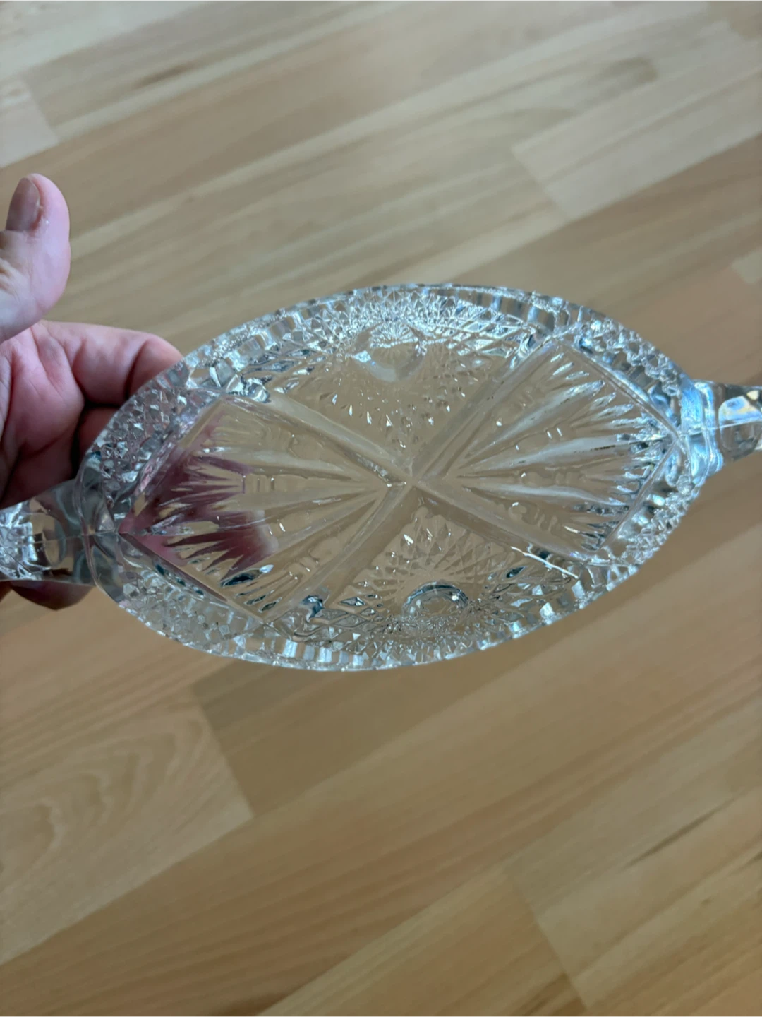 Vintage pressed glass dish. Circa 1880- 1920. 🏈 - photo 2