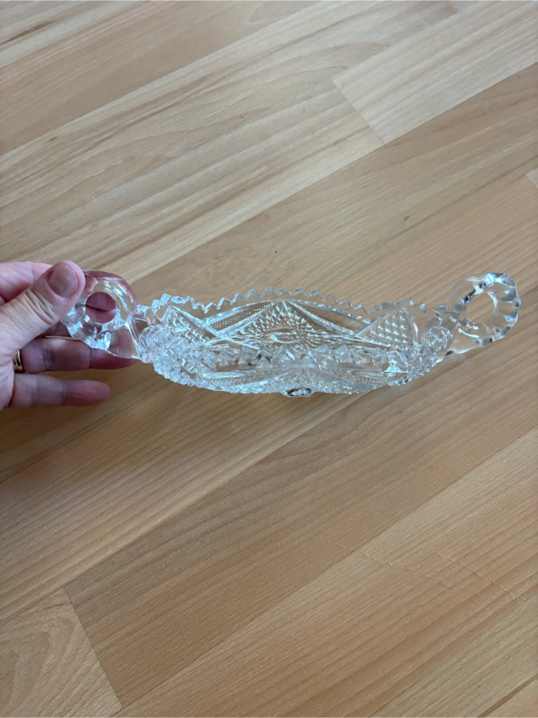 Vintage pressed glass dish. Circa 1880- 1920. 🏈 - photo 3