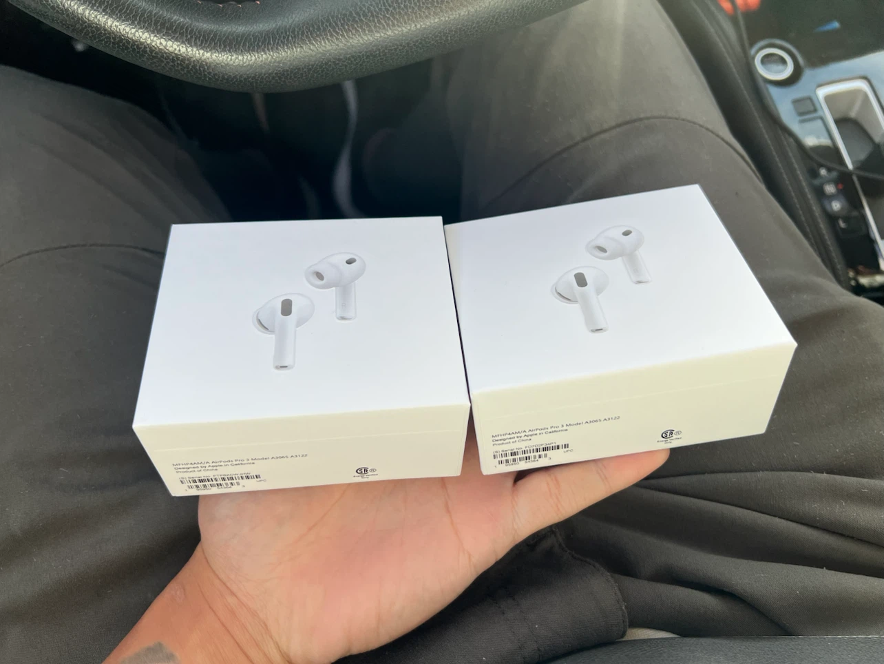 2 Airpods Pro 3 with apple care and warranty until November 2027
