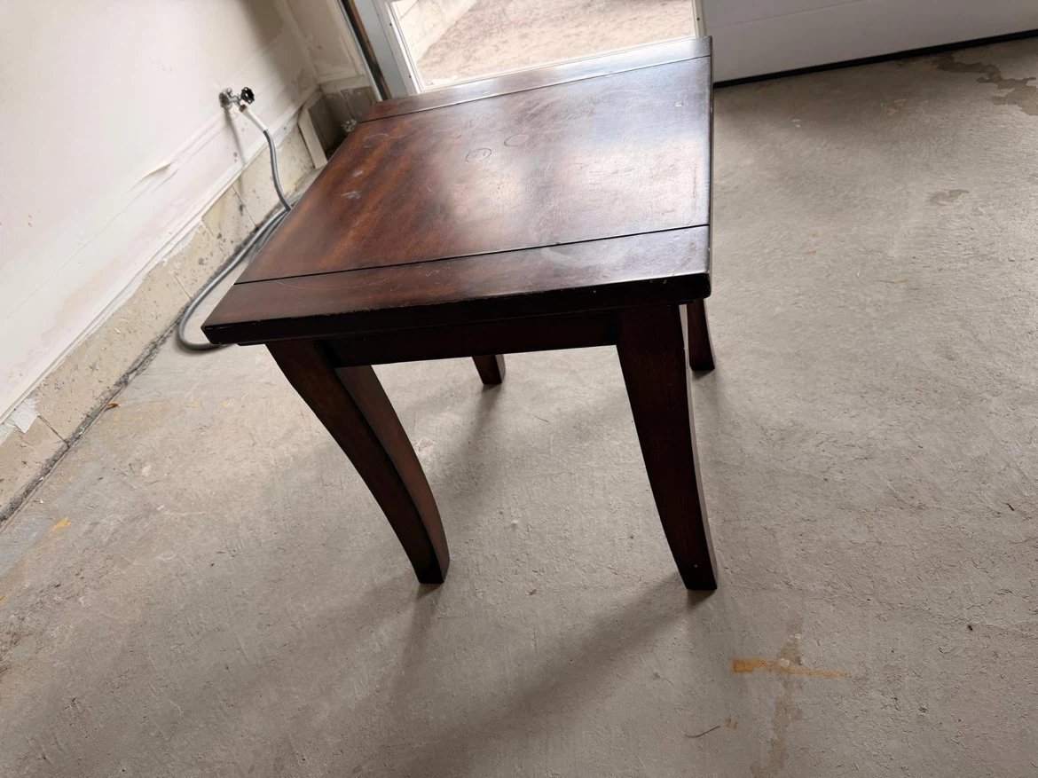 Wooden End Table - photo 2