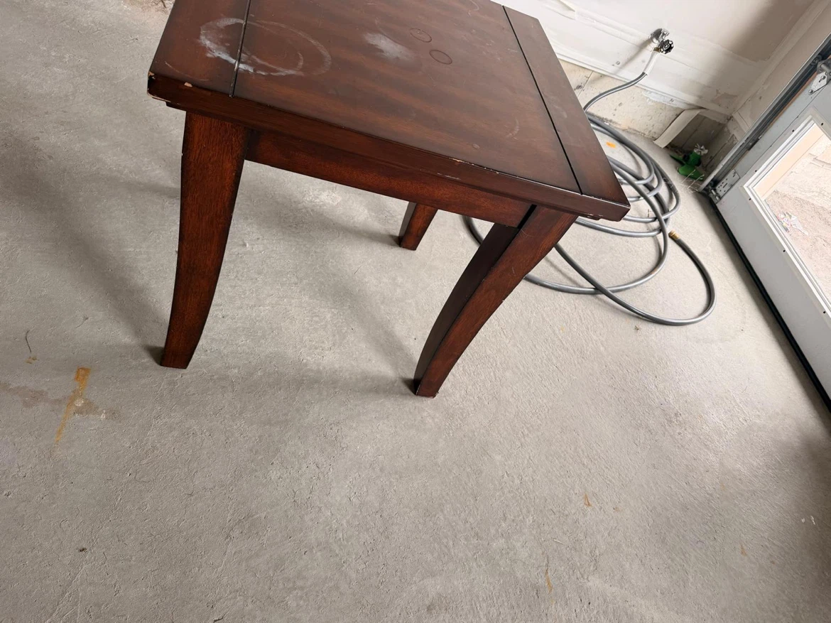 Wooden End Table - photo 3