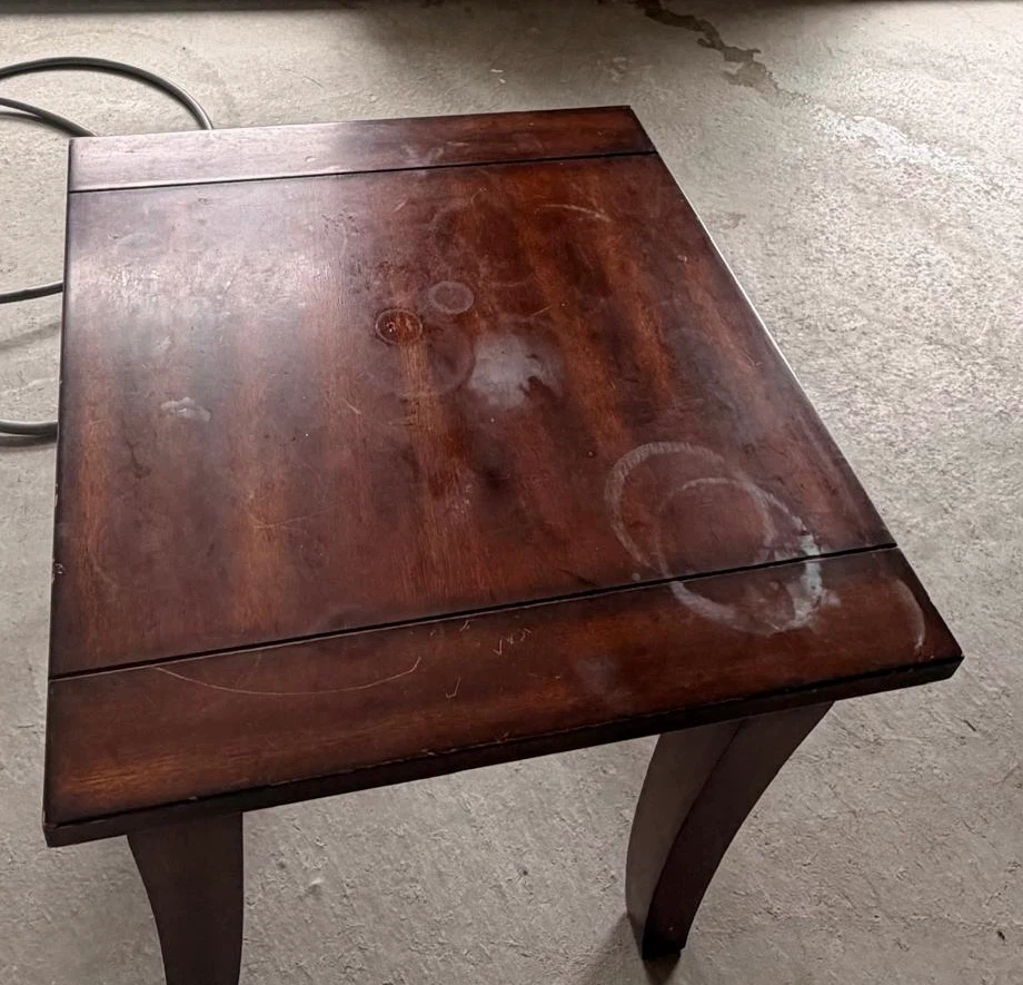 Wooden End Table - photo 4