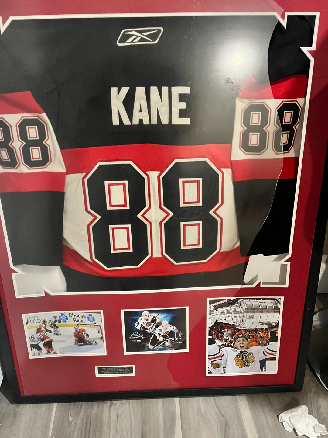 Patrick Kane Chicago Blackhawks Framed Jersey