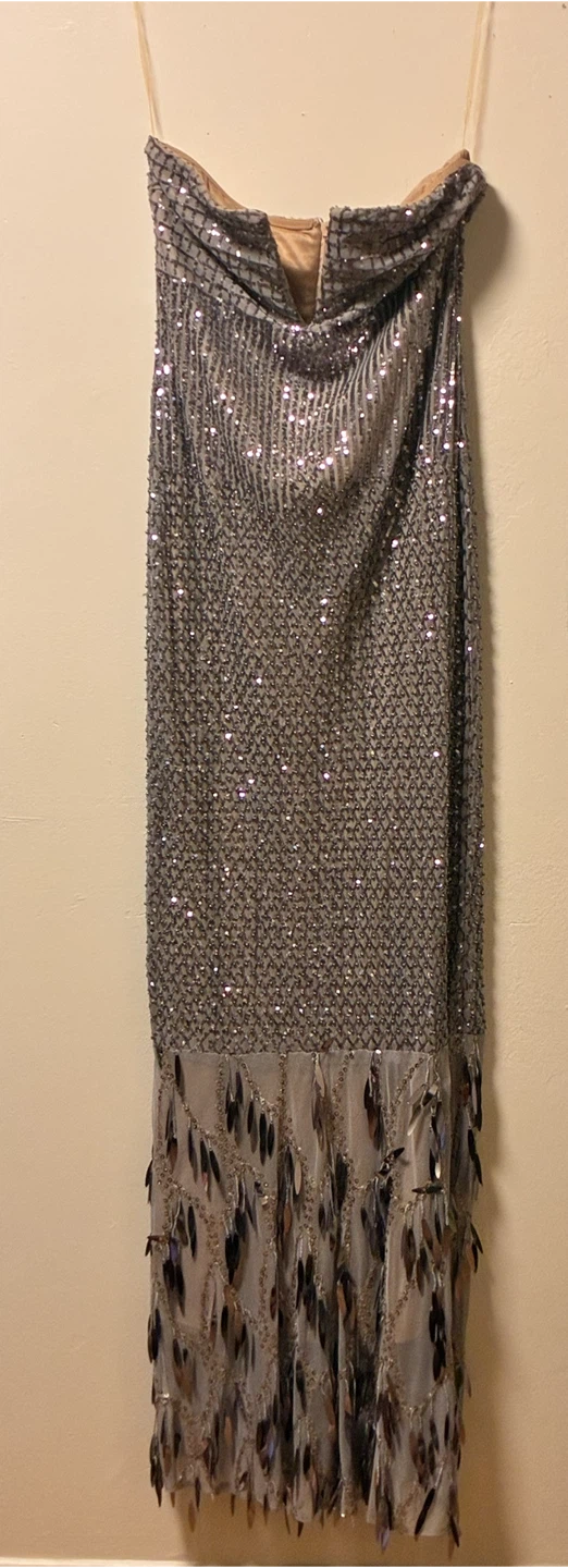 Fashion Nova Posh Living Sequin Maxi Dress