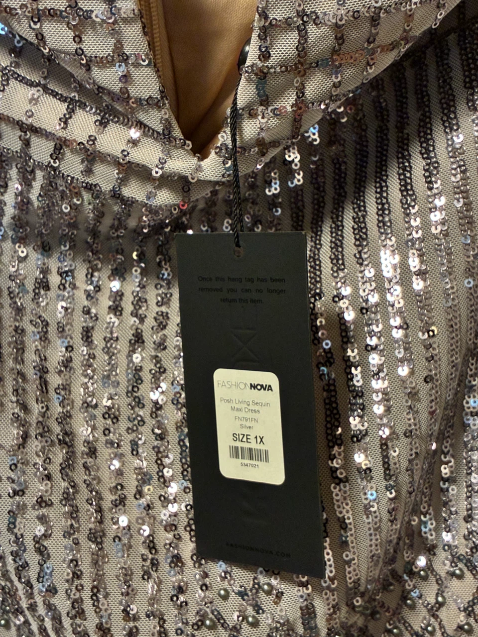 Fashion Nova Posh Living Sequin Maxi Dress - photo 5