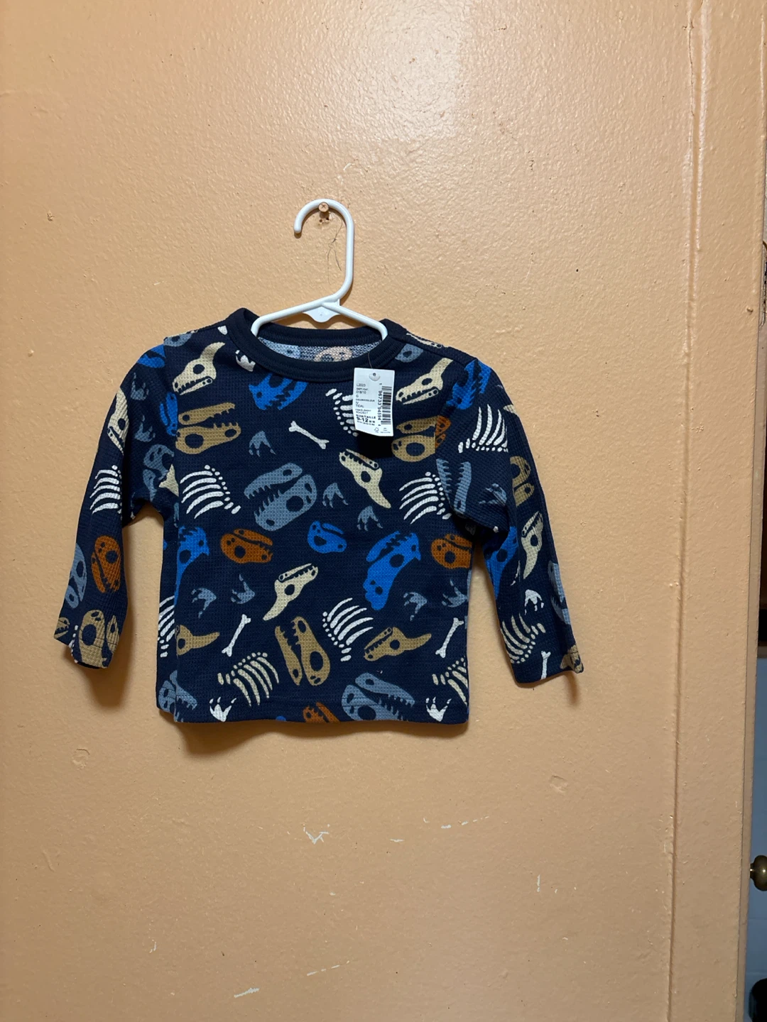 🏈Toddler Dinosaur Print Long Sleeve Shirt