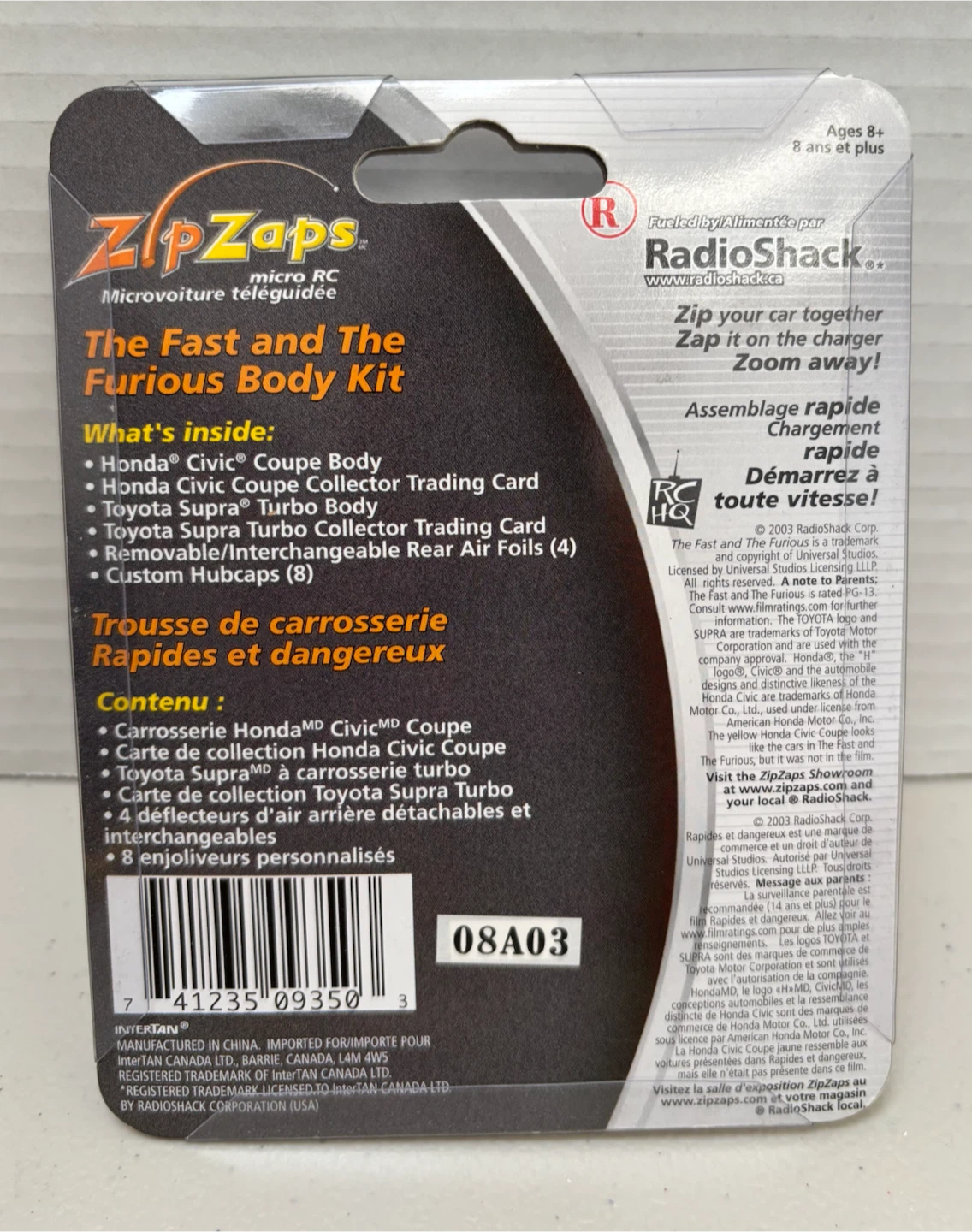 ZipZaps The Fast and the Furious Body Kit - photo 3