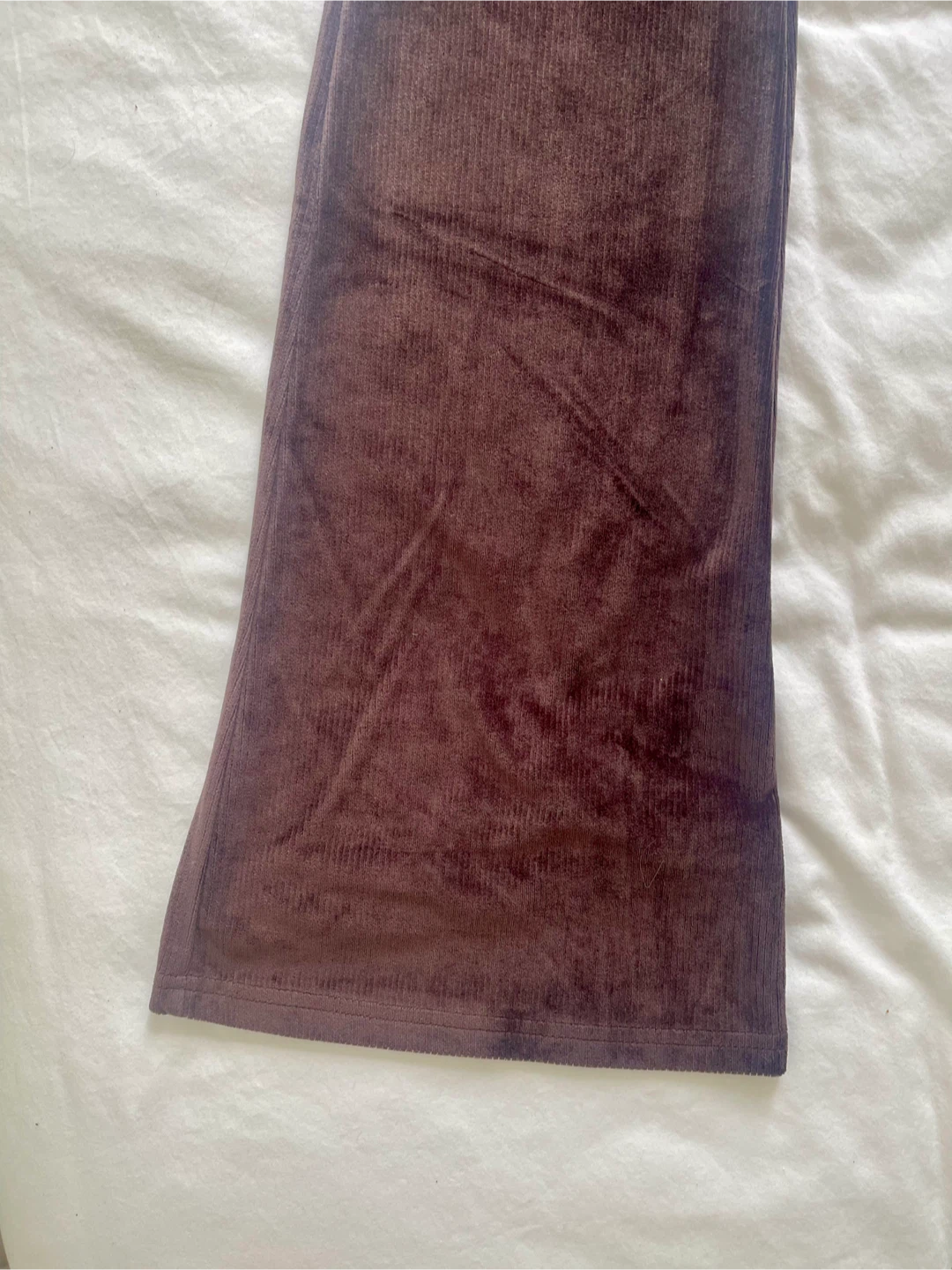 🏈Brown Velour Stretchy Flares - photo 3