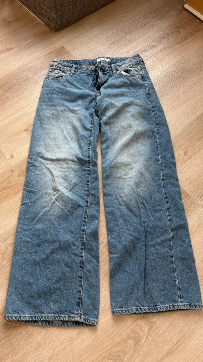 New Song S Blue Wide Leg Jeans