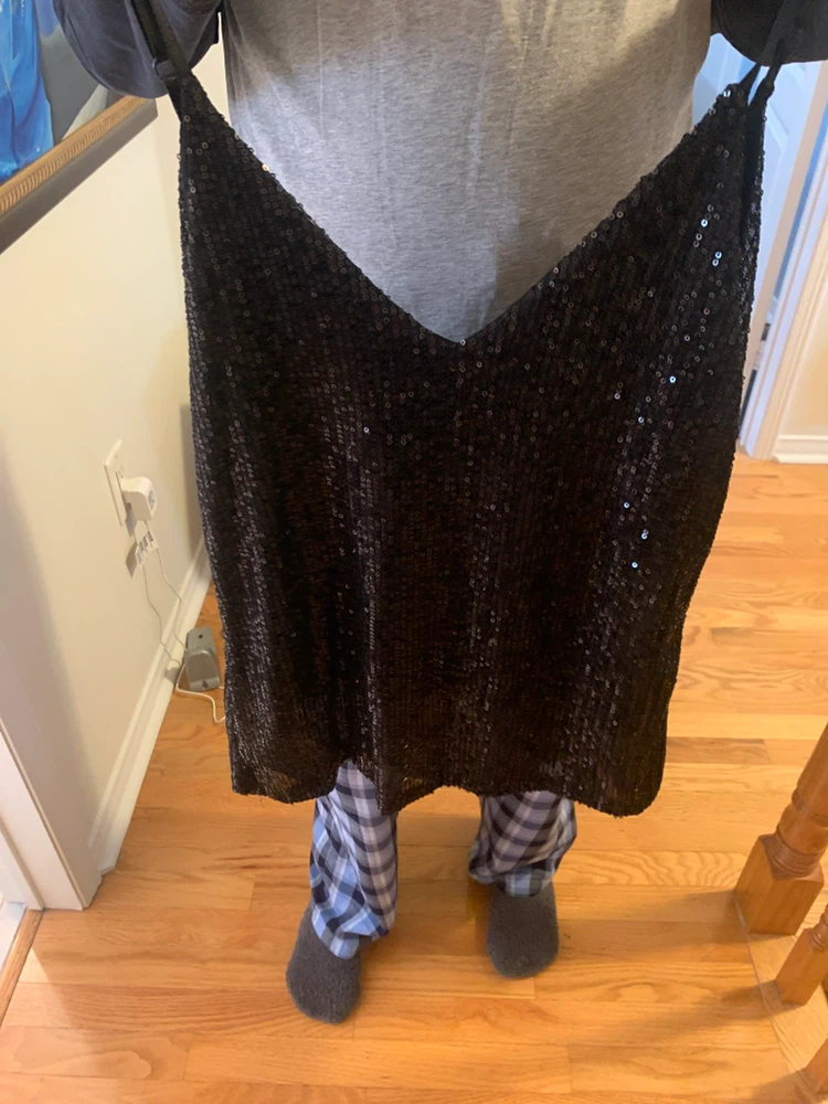 New Collection Black Sequin Cami - photo 2