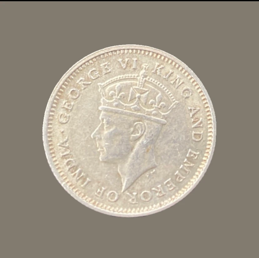 1945 British Guiana Four Pence silver Coin