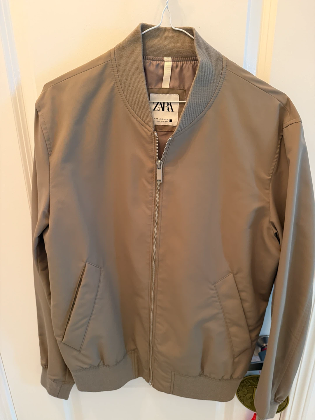 ZARA Bomber Jacket - Beige