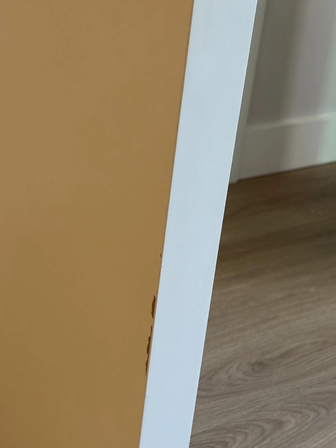 White desk with glass top - photo 4