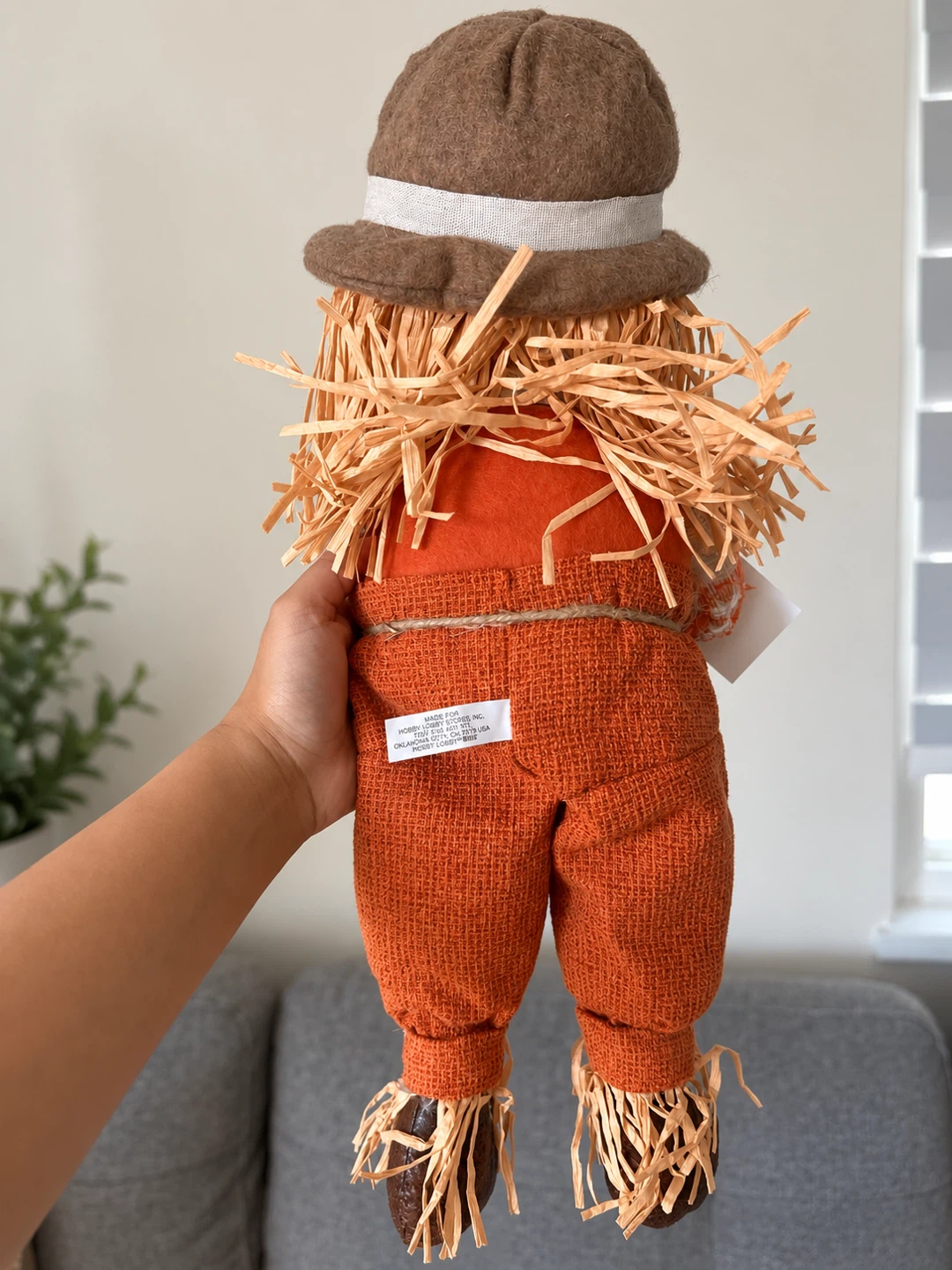 New Fall Scarecrow Welcome Decor – Autumn Harvest Decoration - photo 3