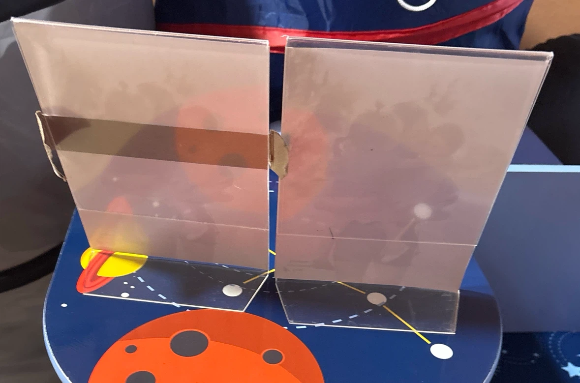 🏈Set of 2 Acrylic Tabletop Sign Holders - photo 2