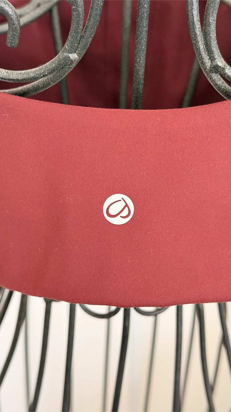 🏈 NWT CRZ YOGA Red Merlot Yoga Bra - Size XL - photo 3
