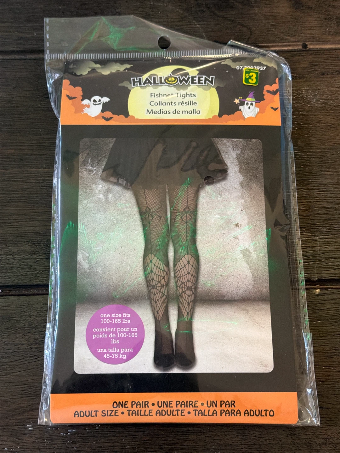 🏈 Halloween Fishnet Tights Adult Size